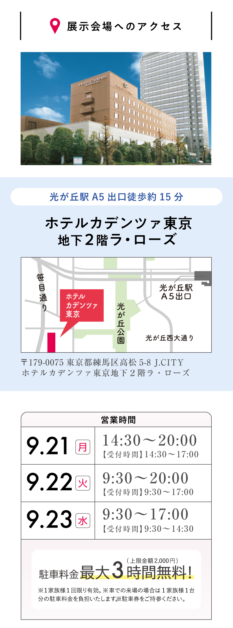 アクセス情報